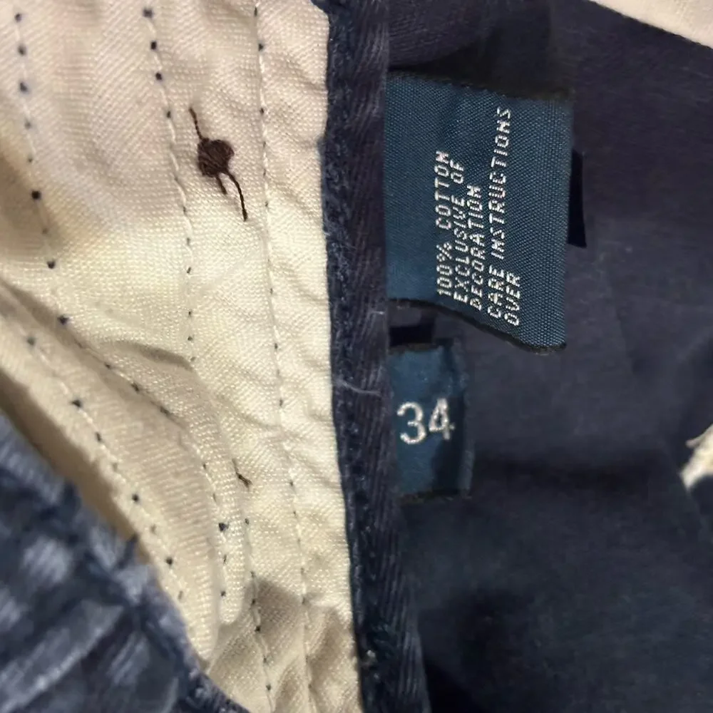 Vintage Polo Ralph Lauren Cricket Player Embroidered Chino Shorts 9